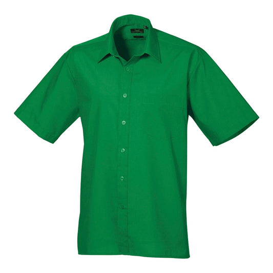 Short sleeve poplin shirt