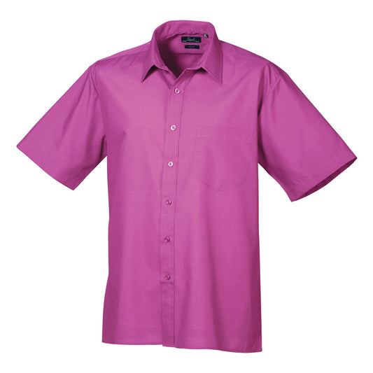 Short sleeve poplin shirt