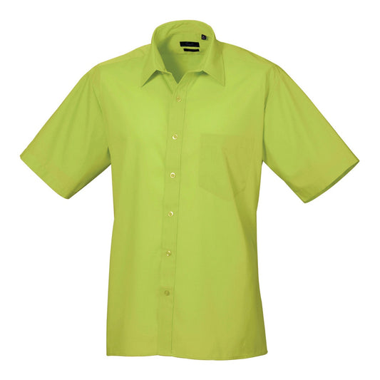 Short sleeve poplin shirt