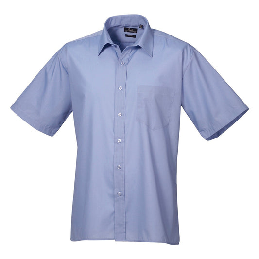 Short sleeve poplin shirt