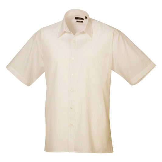 Short sleeve poplin shirt