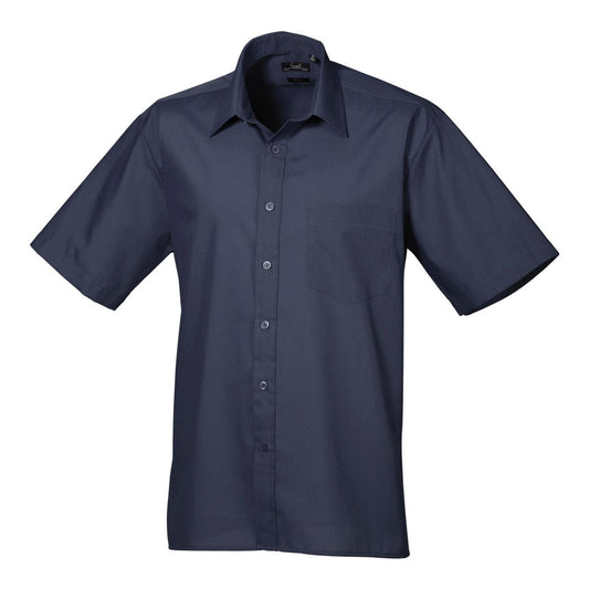 Short sleeve poplin shirt
