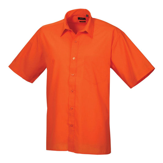 Short sleeve poplin shirt