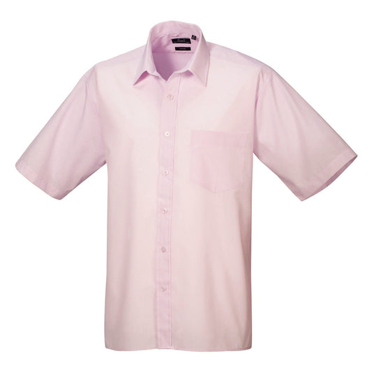 Short sleeve poplin shirt