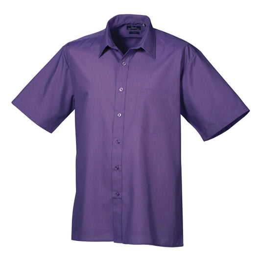 Short sleeve poplin shirt