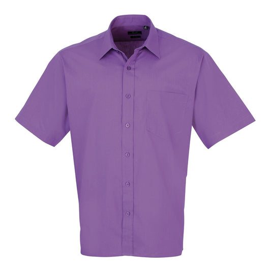 Short sleeve poplin shirt