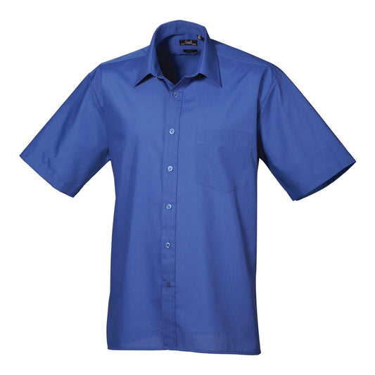 Short sleeve poplin shirt