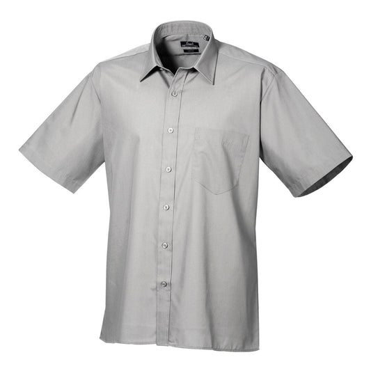 Short sleeve poplin shirt