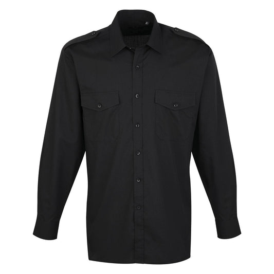 Long sleeve pilot shirt