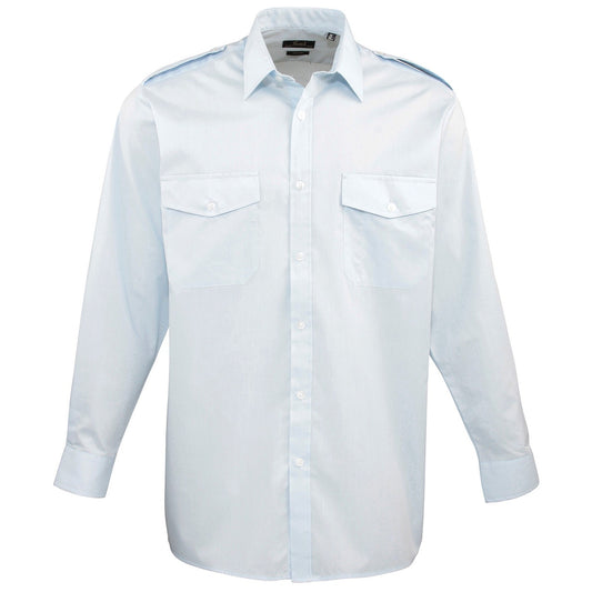 Long sleeve pilot shirt
