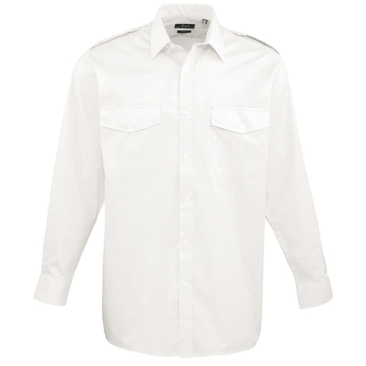 Long sleeve pilot shirt