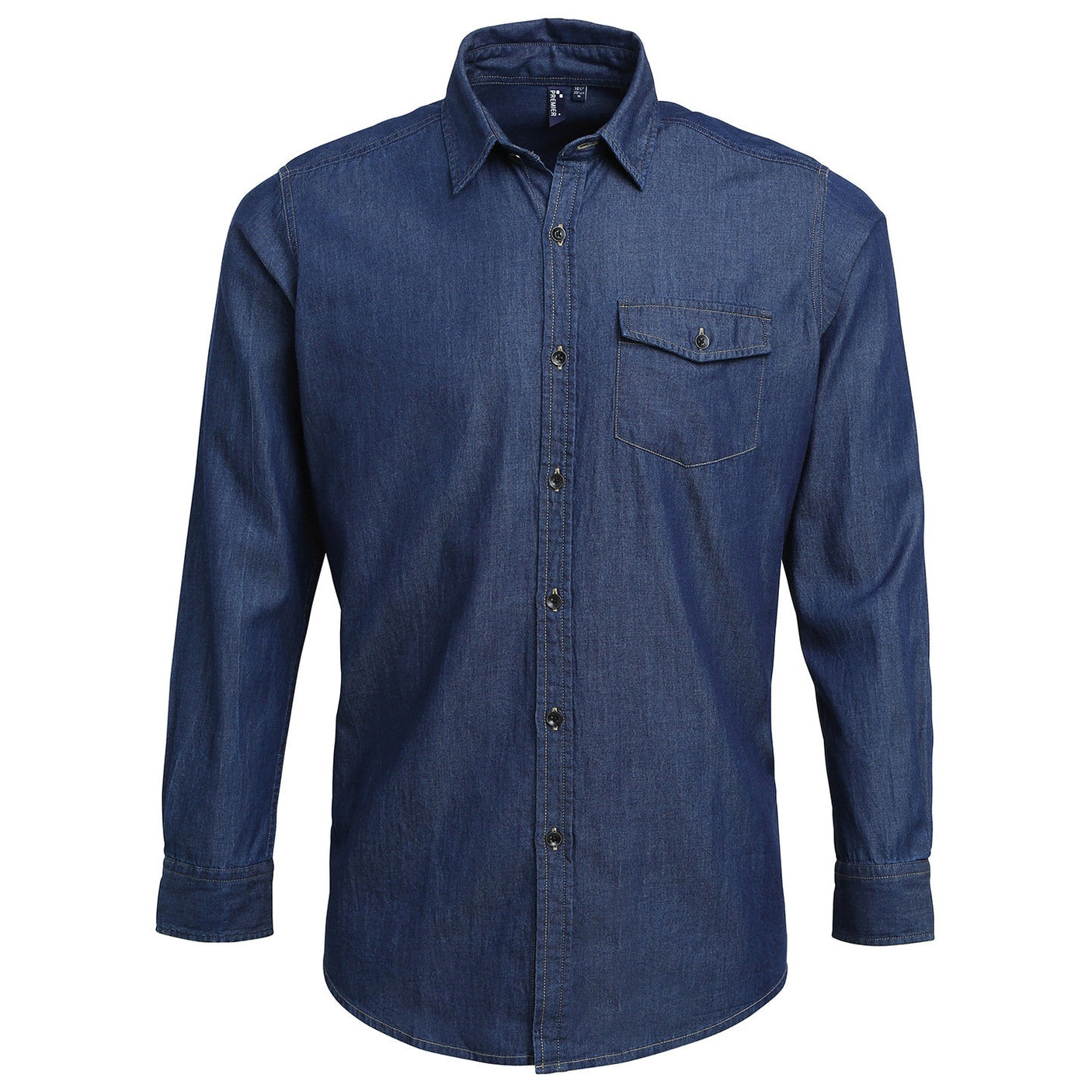 Jeans stitch denim shirt