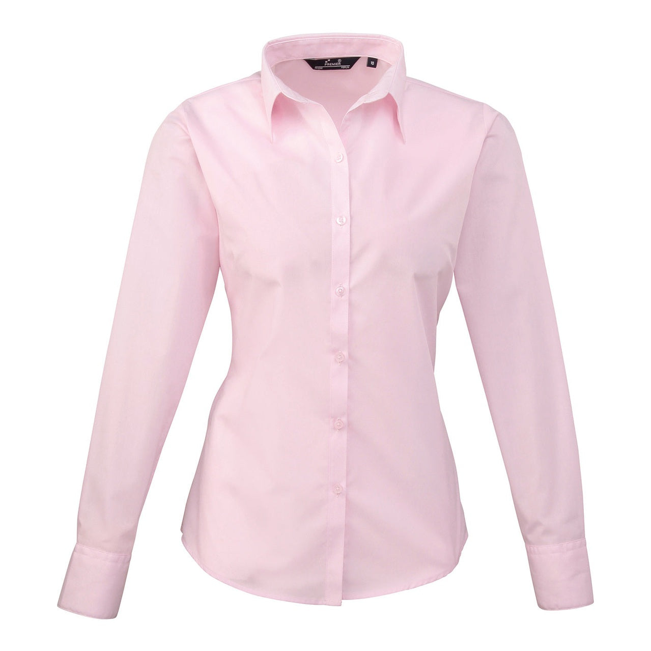 Women's poplin long sleeve blouse
