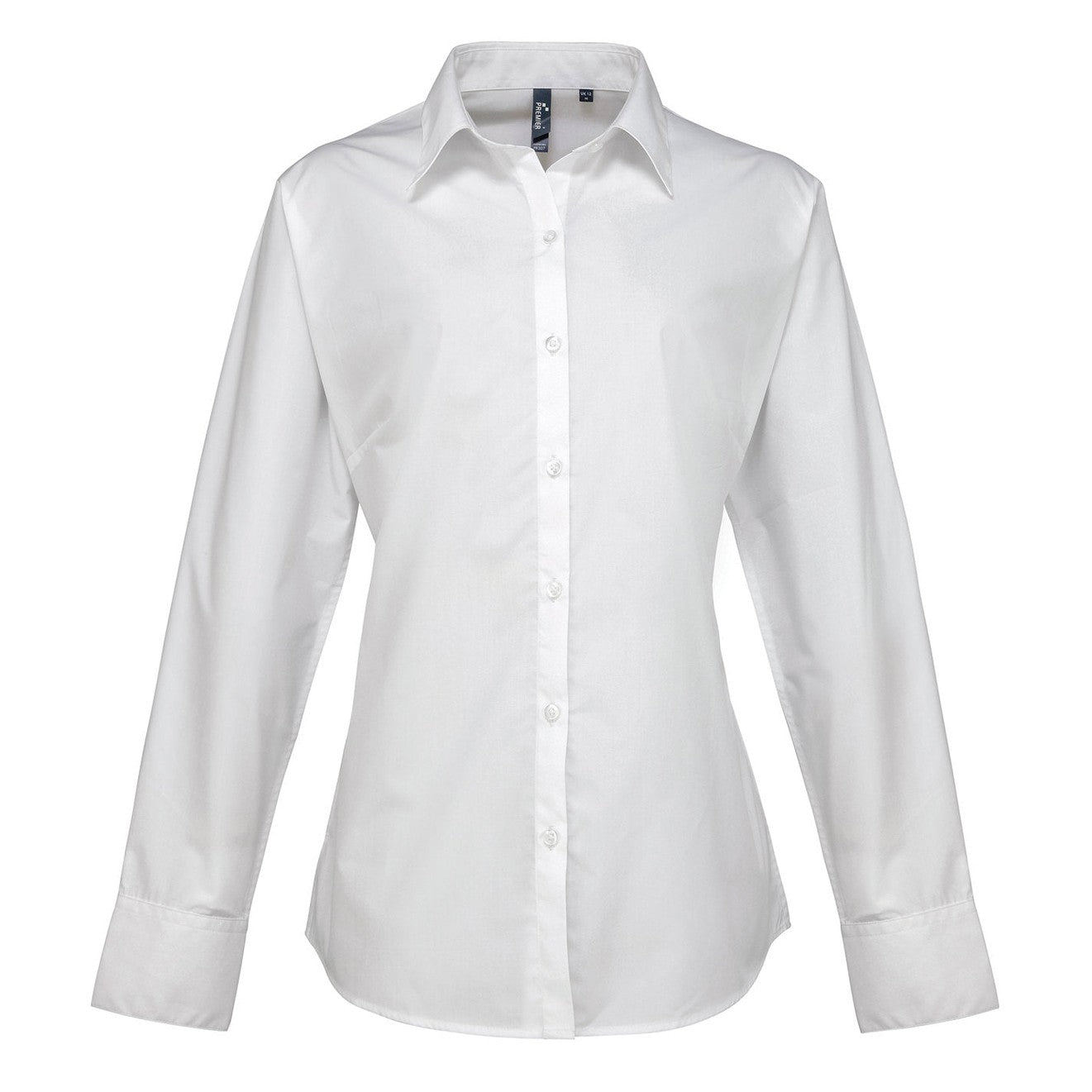 Women's supreme poplin long sleeve shirt