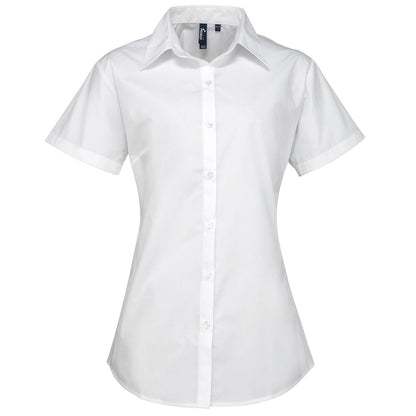 Women's supreme poplin short sleeve shirt