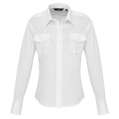 Women's long sleeve pilot shirt