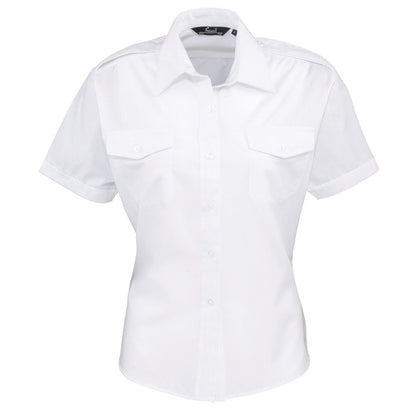 Women's short sleeve pilot blouse