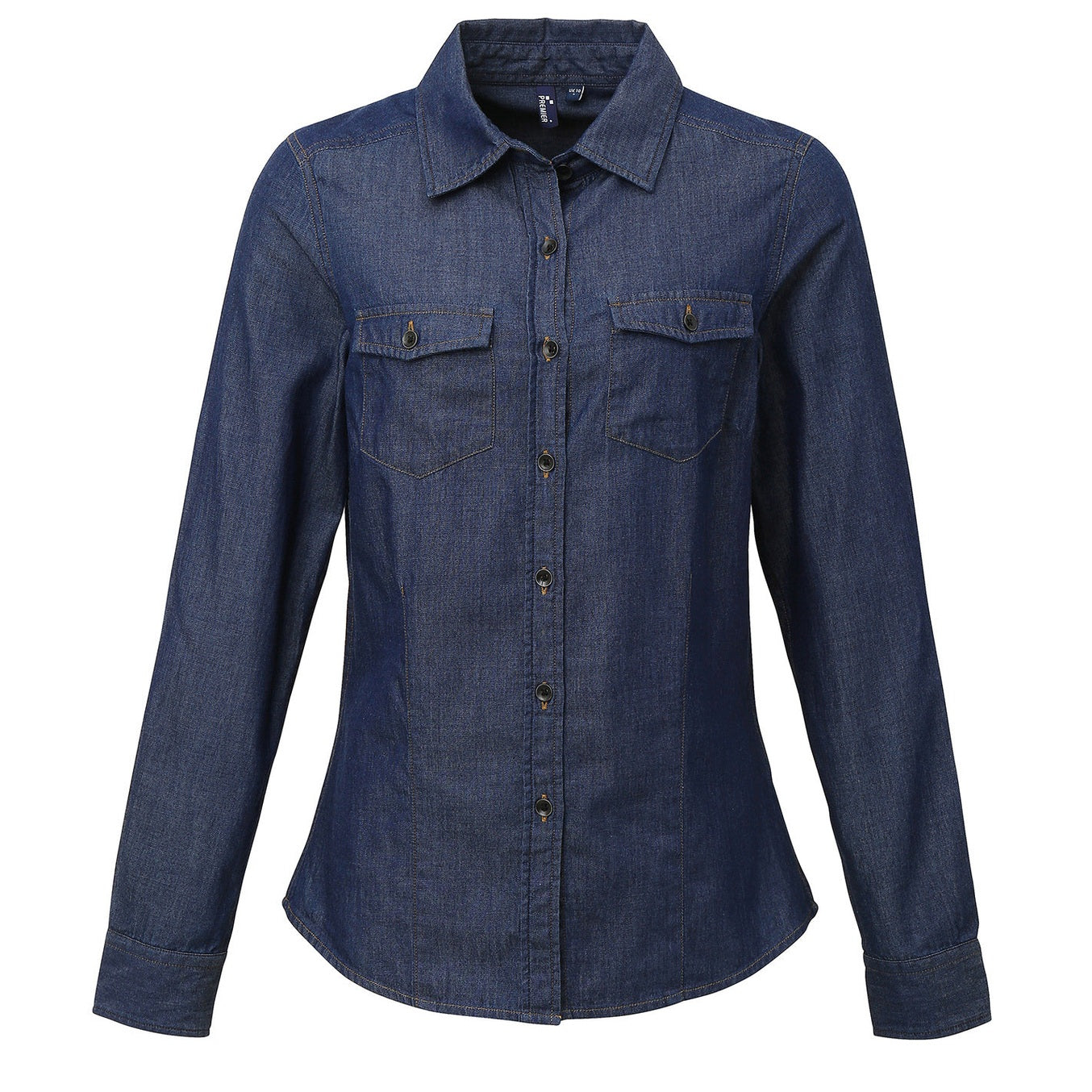 Women's jeans stitch denim shirt