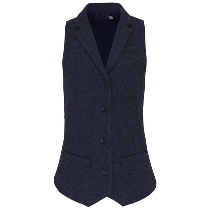 Women's herringbone waistcoat