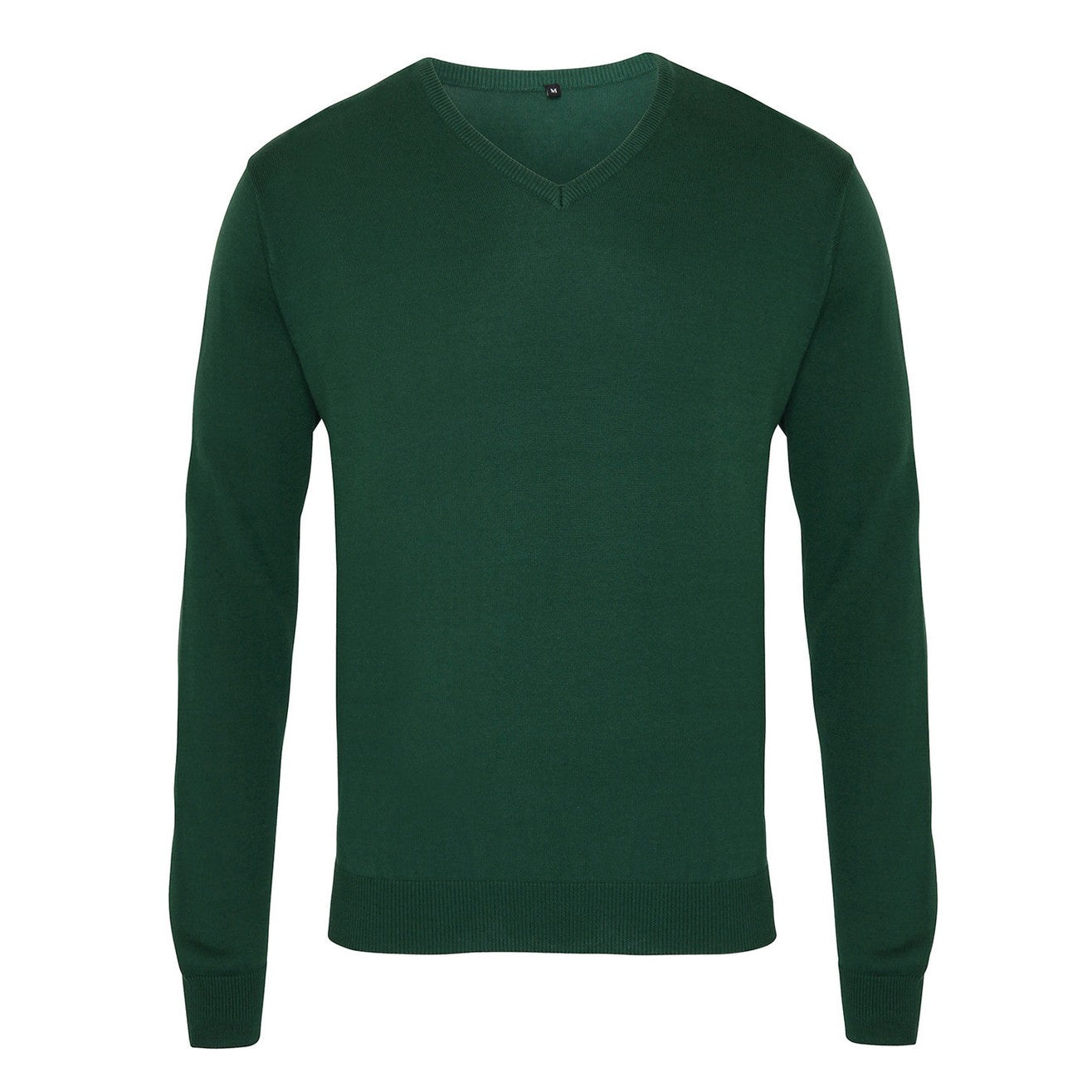 V-neck knitted sweater