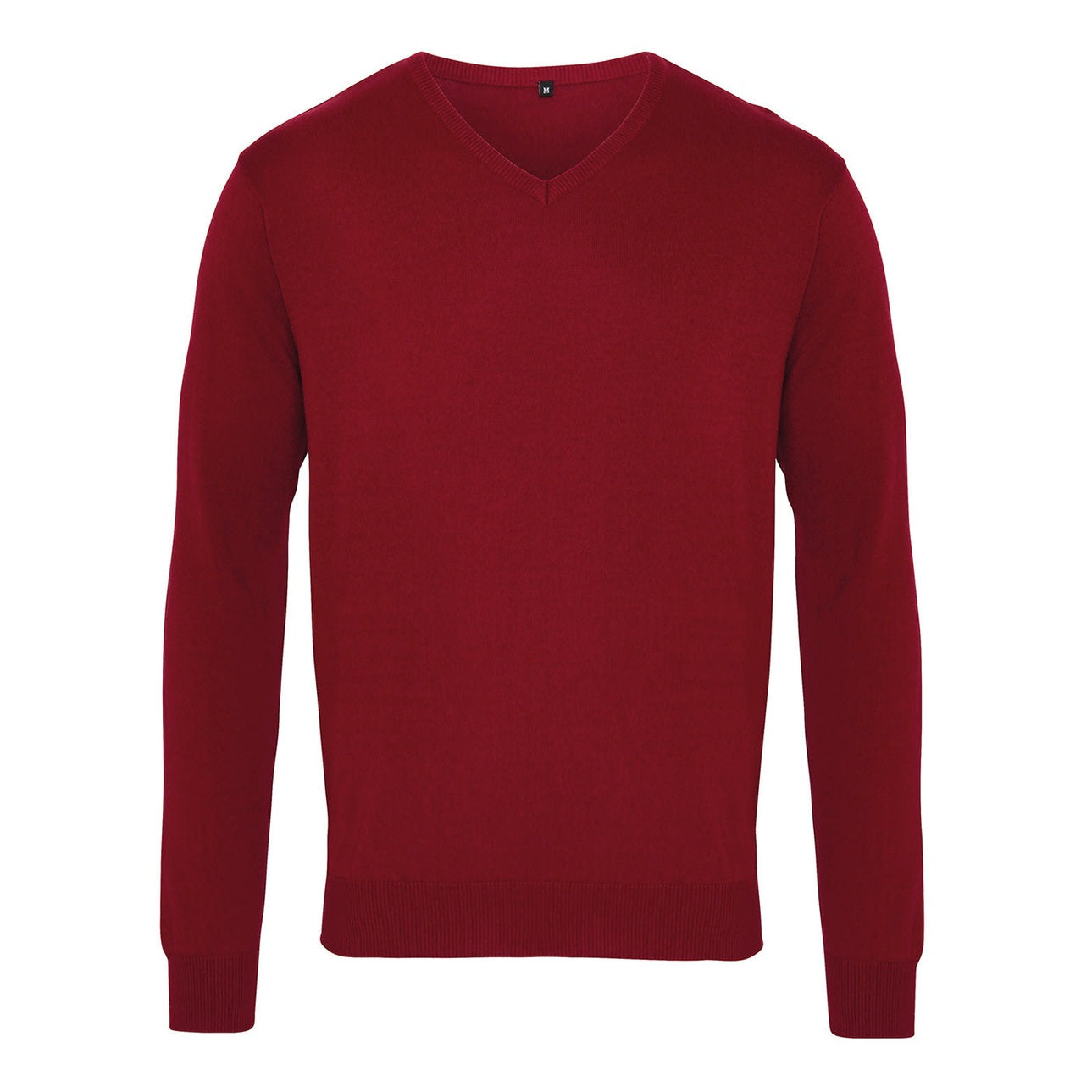 V-neck knitted sweater