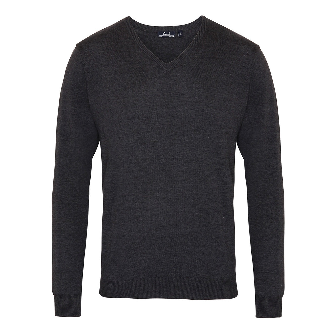 V-neck knitted sweater