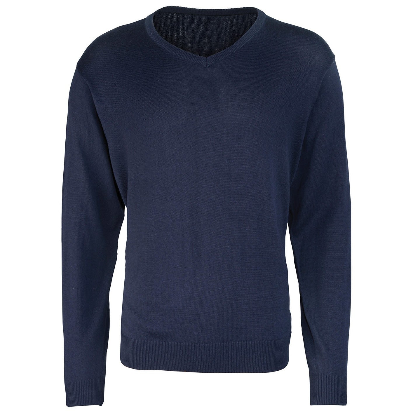 V-neck knitted sweater