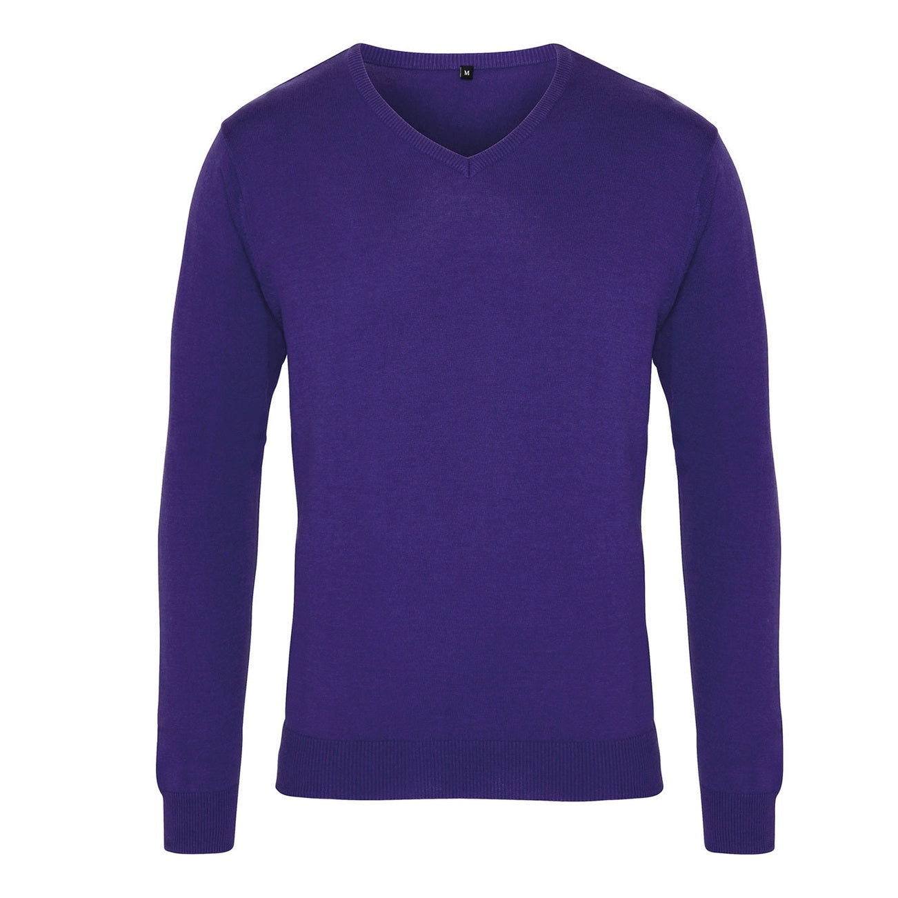V-neck knitted sweater