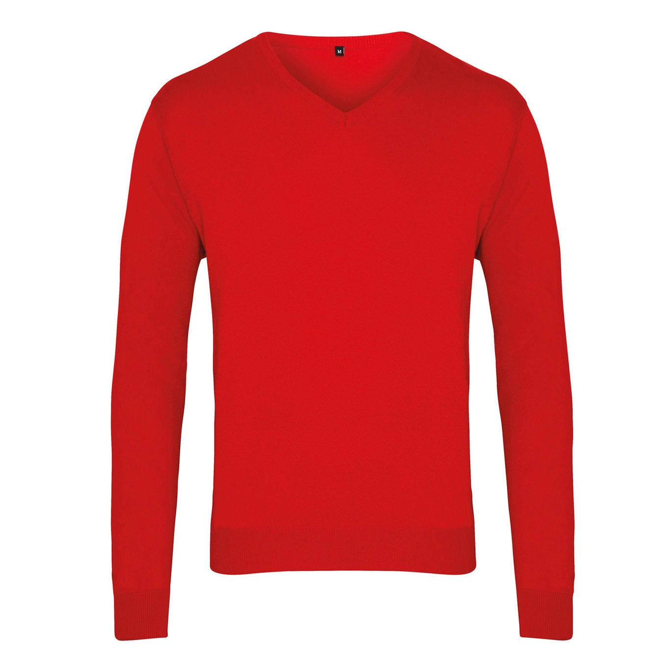 V-neck knitted sweater