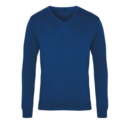 V-neck knitted sweater