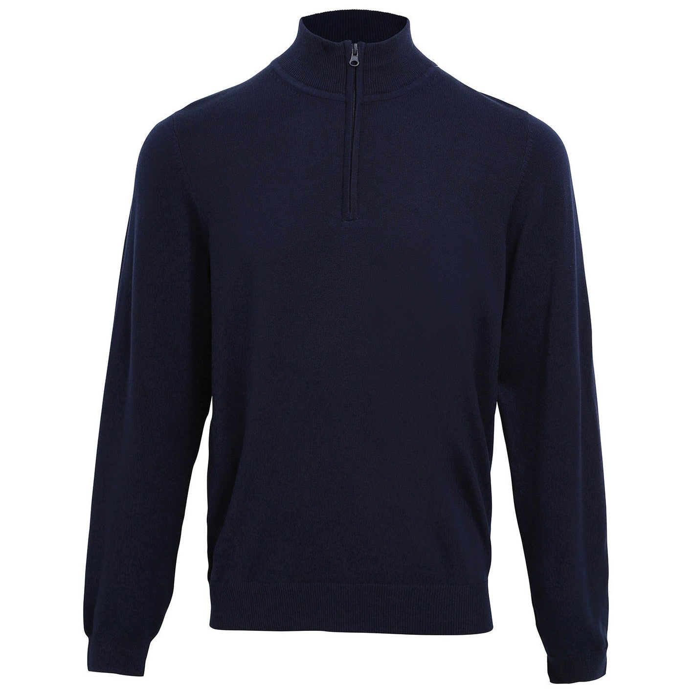 ¼ zip knitted sweater