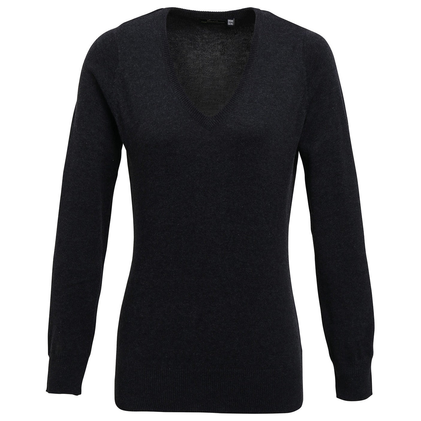 Women's v-neck knitted sweater