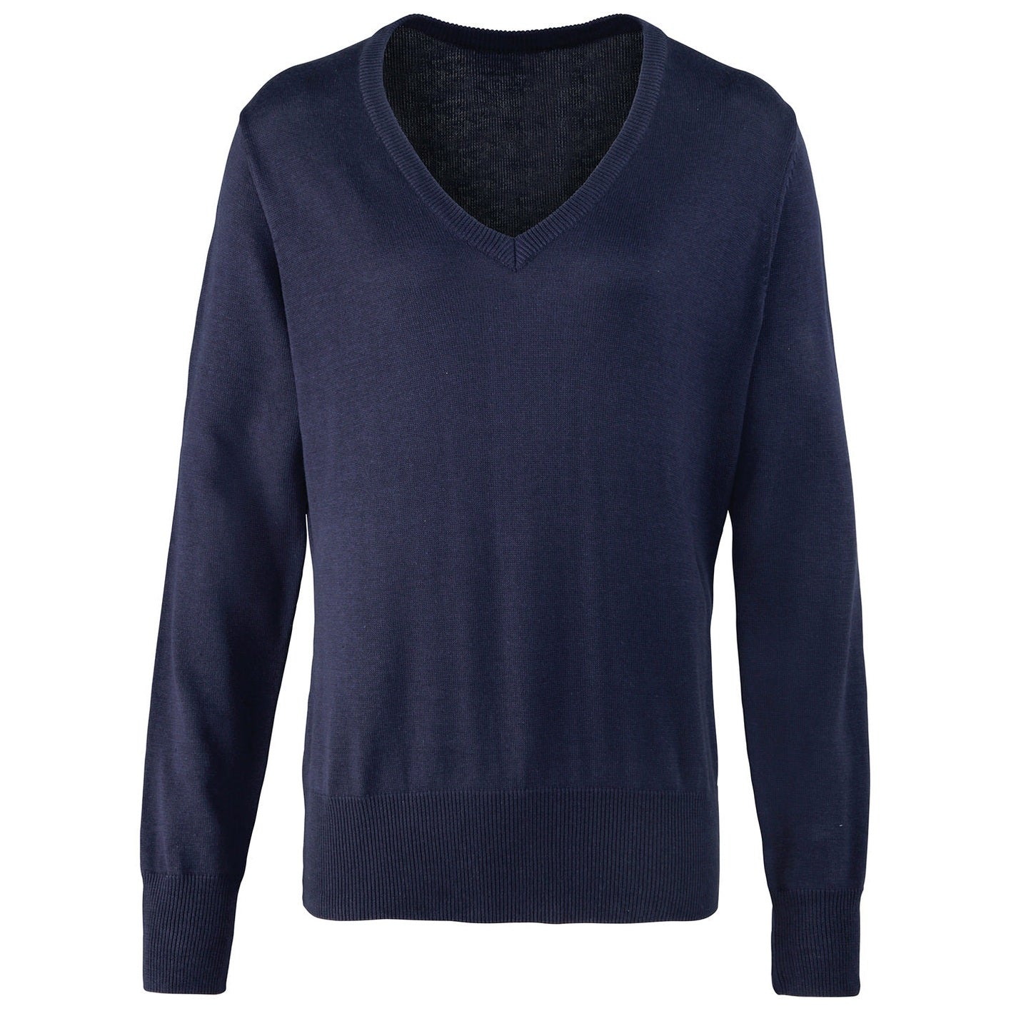 Women's v-neck knitted sweater
