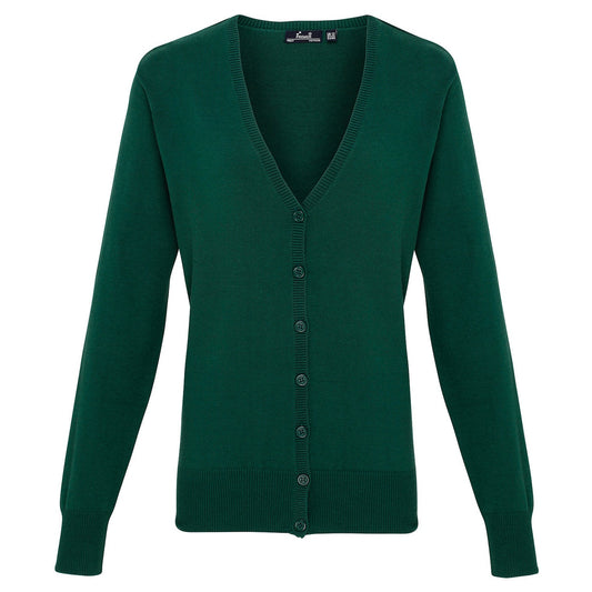 Women's button-through knitted cardigan