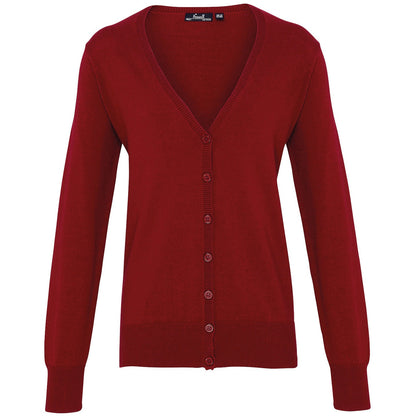 Women's button-through knitted cardigan