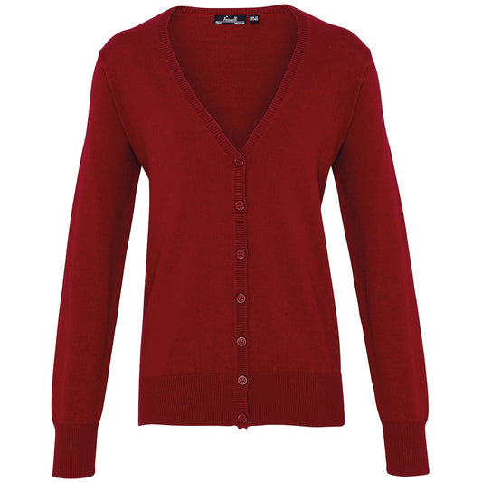 Women's button-through knitted cardigan