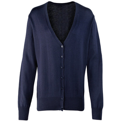 Women's button-through knitted cardigan