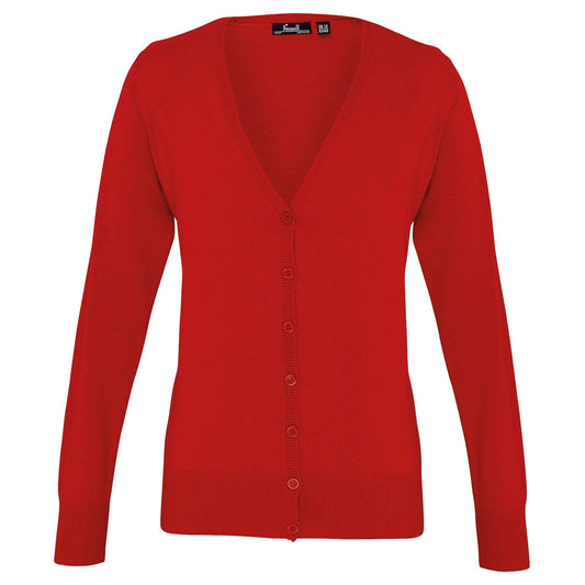 Women's button-through knitted cardigan