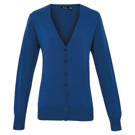 Women's button-through knitted cardigan