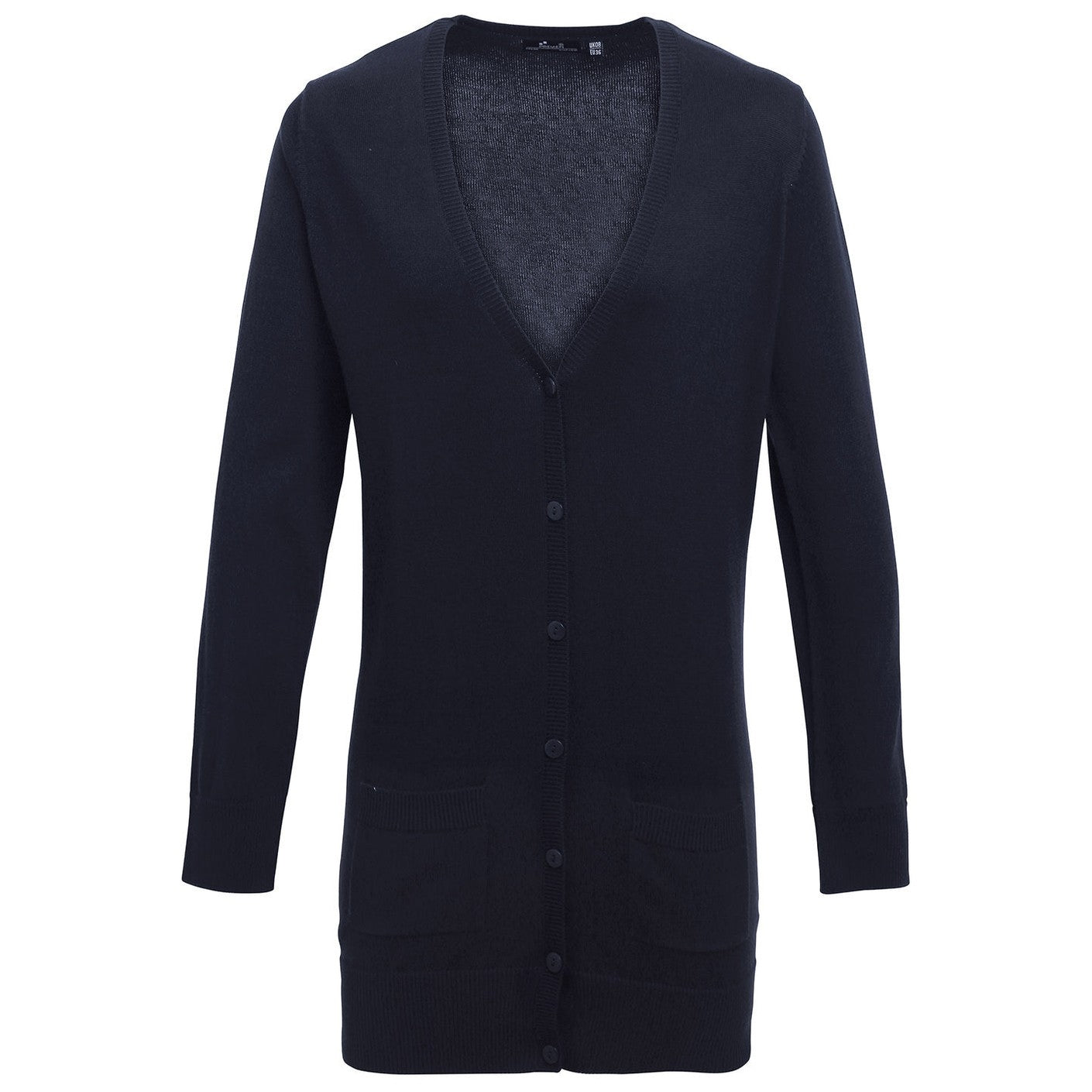 Women's longline knitted cardigan