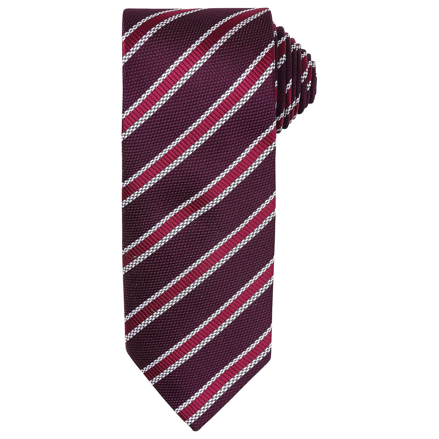 Waffle stripe tie