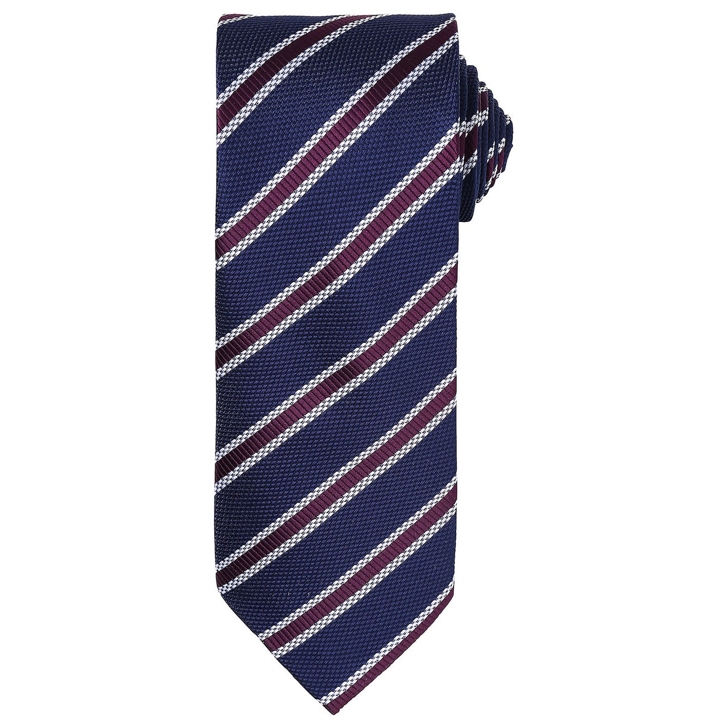 Waffle stripe tie
