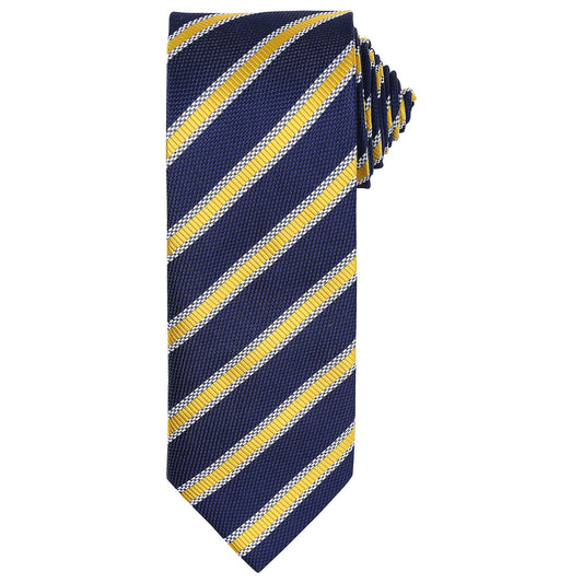 Waffle stripe tie