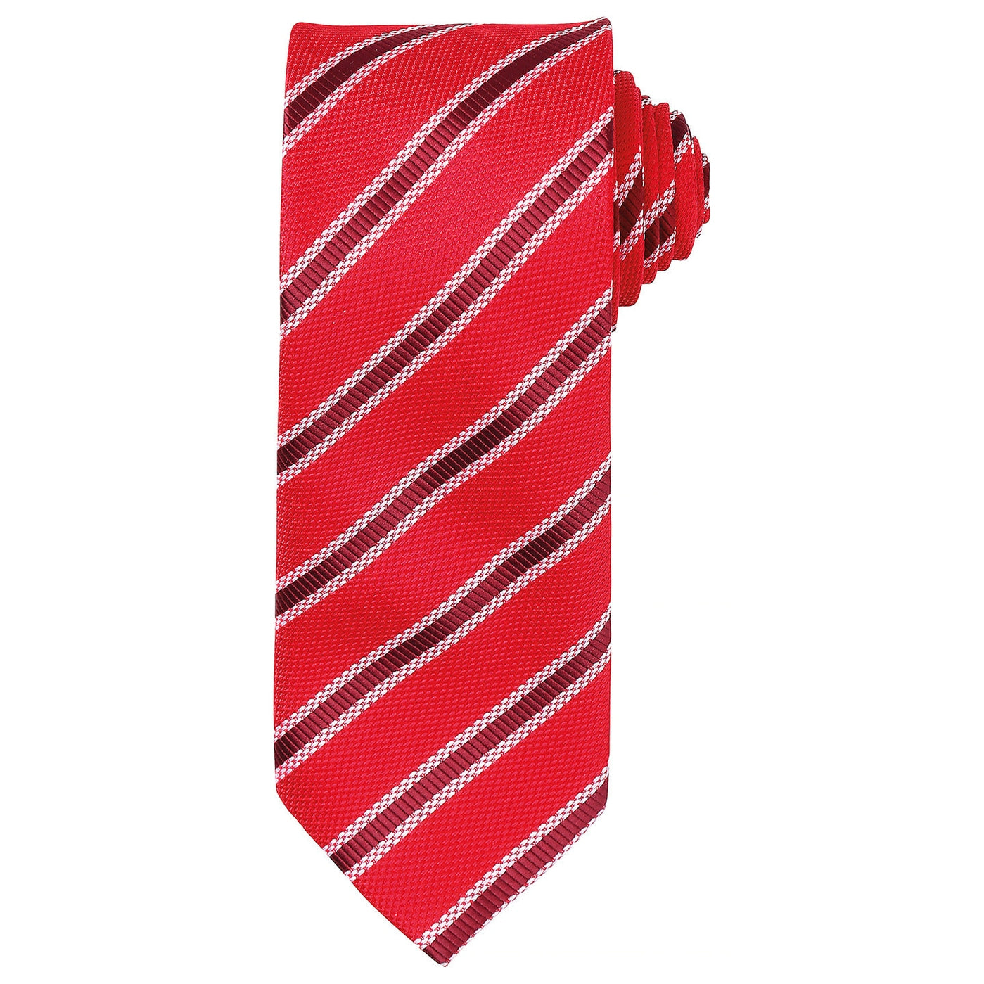 Waffle stripe tie
