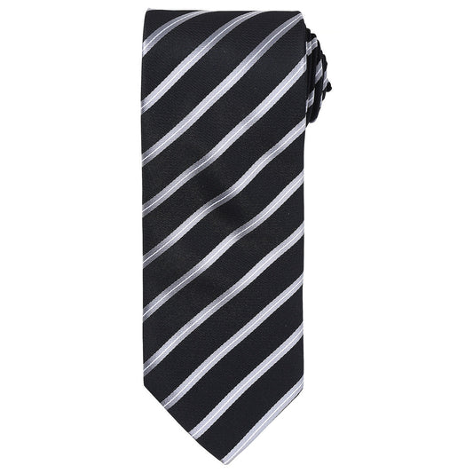 Sports stripe tie