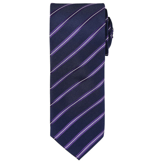 Sports stripe tie