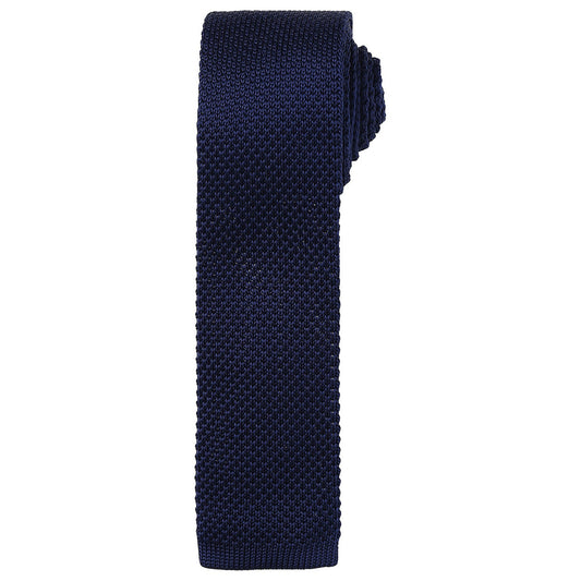 Slim knitted tie