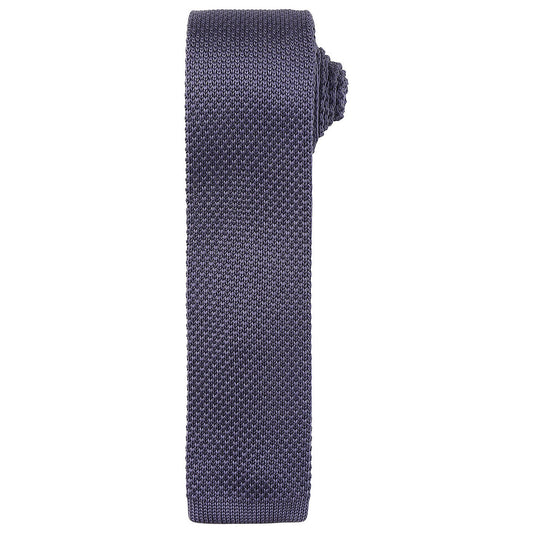 Slim knitted tie