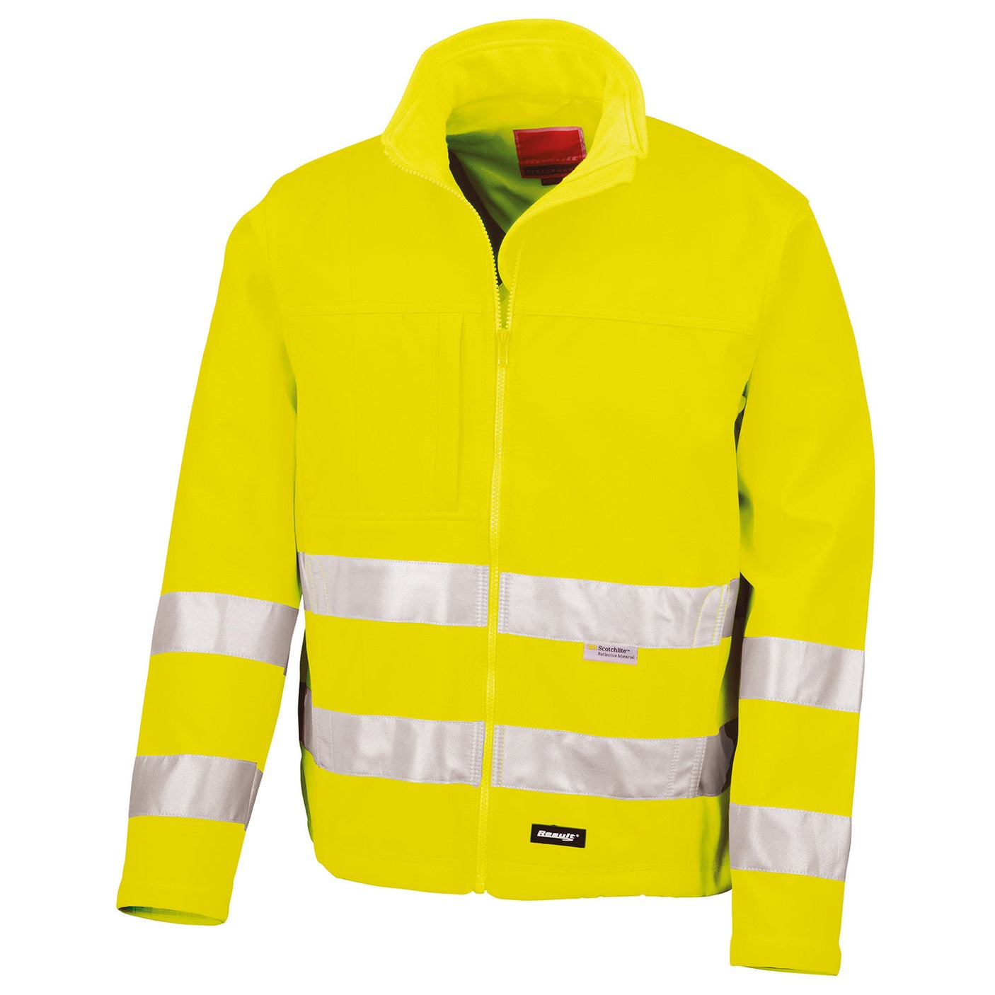 High-viz softshell jacket