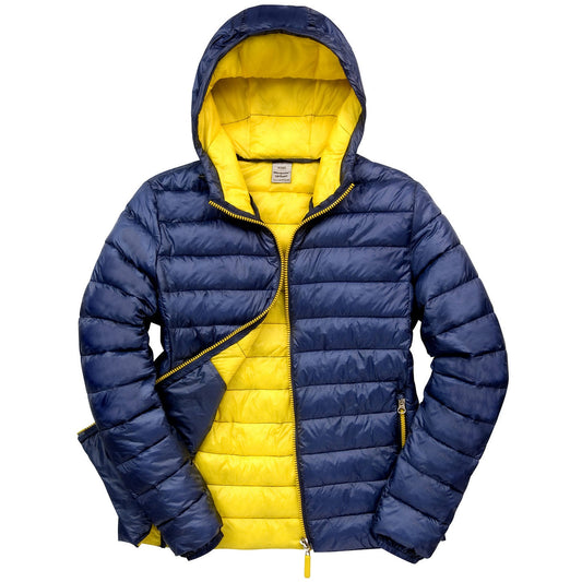 Urban snow bird hooded jacket